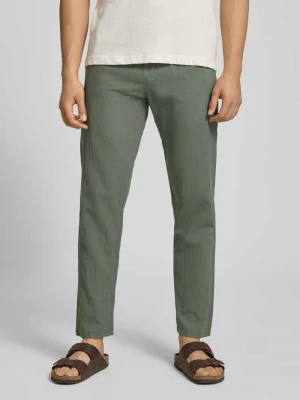 Spodnie z mieszanka bawełny i lnu model 'KANE' jack & jones