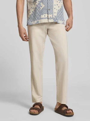 Spodnie z mieszanka bawełny i lnu model 'KANE' jack & jones