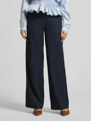 Spodnie z Mieszanka lnu z Kanty Model 'MIRA' CAMBIO