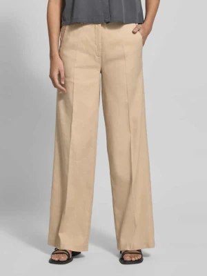 Spodnie z Mieszanka lnu z Kanty Model 'MIRA' CAMBIO