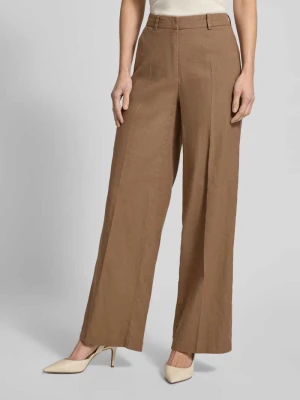 Spodnie z Mieszanka lnu z Kanty Model 'MIRA' CAMBIO