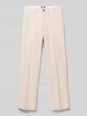Spodnie z mieszanki bawełny i lnu model 'MARTIN' jack & jones