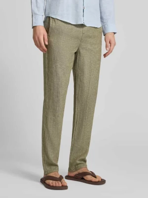 Spodnie z mieszanki lnu i bawełny model 'MARCO' Blend
