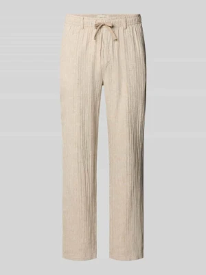 Spodnie z mieszanki lnu i bawełny model 'MAXIM' Blend