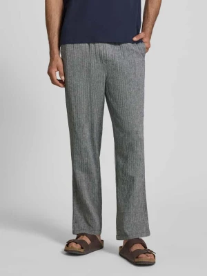 Spodnie z mieszanki lnu i bawełny model 'MAXIM' Blend