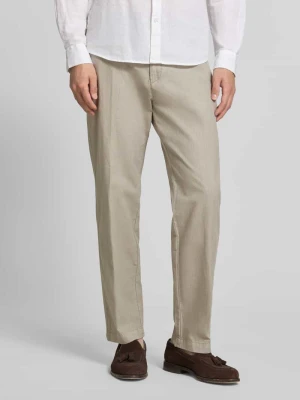 Spodnie z mieszanki lnu i bawełny z tunelem CINQUE