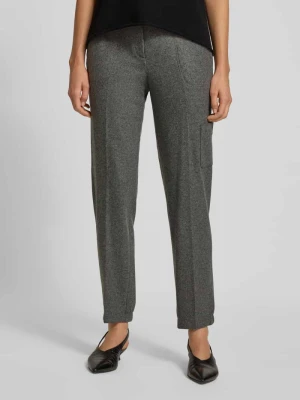 Spodnie z mieszanki wełny z lamowaną kieszenią z tyłu LUISA CERANO