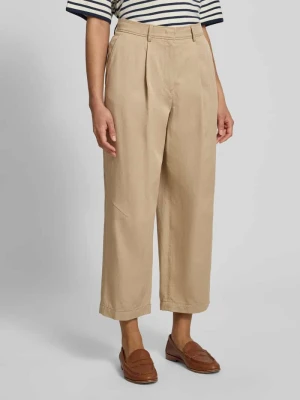 Spodnie z mieszanki wiskozy i bawełny z tylnymi kieszeniami WHITE LABEL