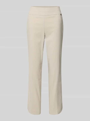 Spodnie z mieszanki wiskozy z elastycznym pasem model 'Ina' STEHMANN