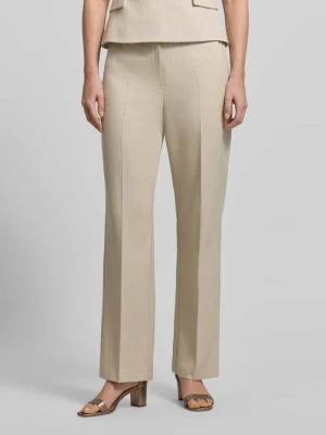 Spodnie z mieszanki wiskozy z kantami comma