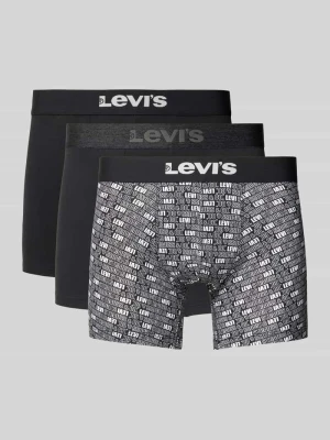 Spodnie z nadrukiem z logo Levi's Czarny