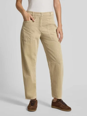 Spodnie z nakładanymi, wpuszczanymi kieszeniami model ‘OCEAN’ CAMBIO