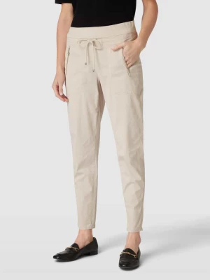 Spodnie z ozdobnymi szwami model ‘EASY’ MAC