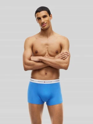 Spodnie z paskiem z logo w zestaw 3 szt. Tommy Hilfiger Pomarańczowy