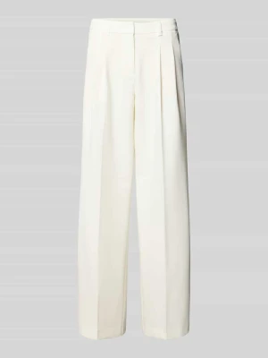 Spodnie z plisami i kieszeniami z tyłu milano italy