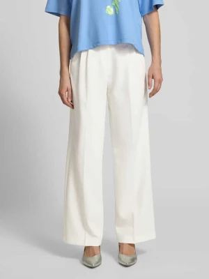 Spodnie z plisami i kieszeniami z tyłu milano italy