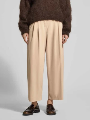 Spodnie z plisami model ‘MAYLA 6/8 JOGG’ RAFFAELLO ROSSI