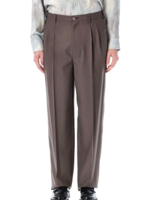 Spodnie z podwójnymi plisami Magliano