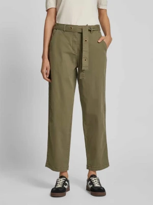 Spodnie z prostą nogawką i wpuszczanymi kieszeniami model ‘Pachino’ FREE/QUENT