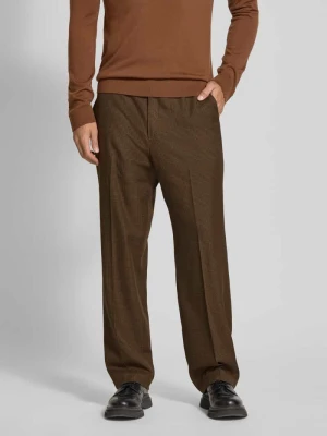 Spodnie z prostą nogawką w kant Les Deux