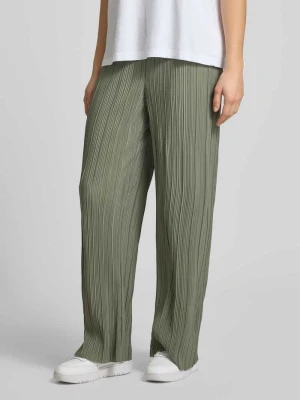 Spodnie z prostą nogawką z plisami model 'RAVENNA' Only