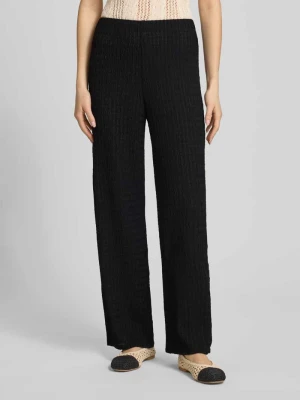 Spodnie z prostymi nogawkami w strukturze model 'ILSE' Only