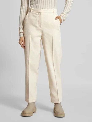 Spodnie z prostymi nogawkami z dodatkiem bawełny Boss