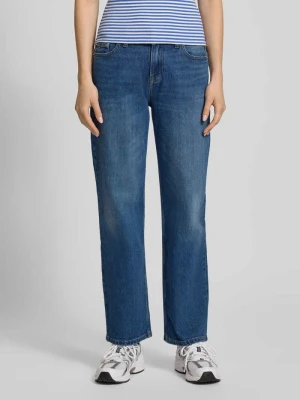 spodnie z prostymi nogawkami z mieszanka bawełny model 'SOPHIE' Tommy Jeans