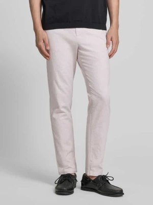 Spodnie z prostymi nogawkami z mieszanki lnu i bawełny Tom Tailor Denim