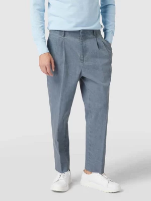 Spodnie z przeszytymi zakładkami w pasie model ‘MAN WASHED WIDE LEG PANT’ Tommy Hilfiger
