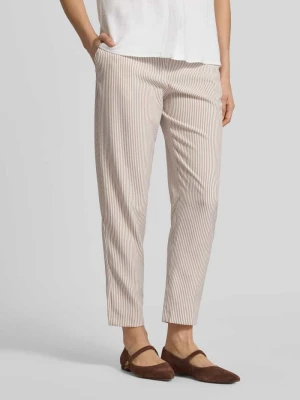 Spodnie z seersucker w skróconym kroju Christian Berg Woman