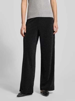 Spodnie z szeroką nogawką i elastycznym pasem model ‘BERLIN’ Vero Moda