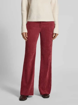 Spodnie z szeroką nogawką i fakturowanym wzorem LUISA CERANO