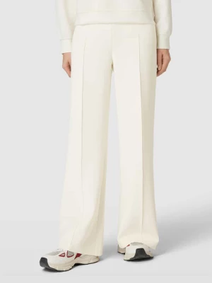 Spodnie z szeroką nogawką i przeszytymi zakładkami w pasie Calvin Klein Womenswear