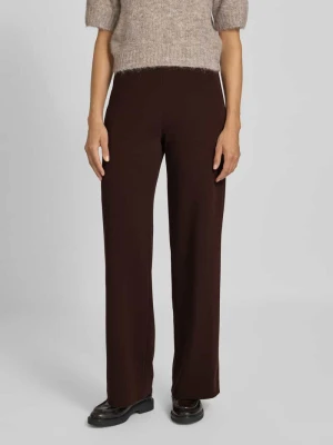 Spodnie z szeroką nogawką i wpuszczanymi kieszeniami model ‘Palina’ RAFFAELLO ROSSI