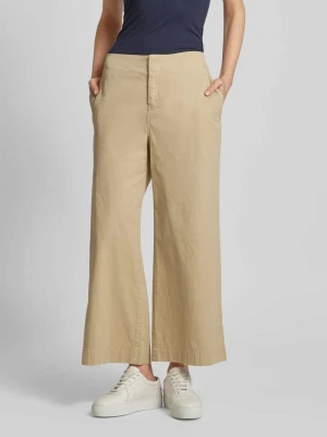 Spodnie z szeroką nogawką w jednolitym kolorze model ‘Tahiana’ Boss Orange