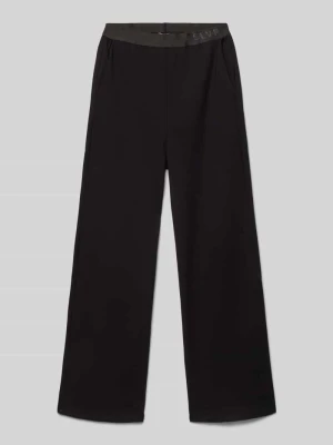 Spodnie z szeroką nogawką z mieszanki wiskozy s.Oliver RED LABEL