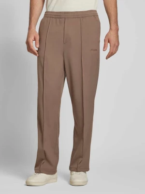 Spodnie z szeroką nogawką z przeszytym kantem model ‘MOYE’ Pegador