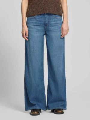 Spodnie z szerokimi nogawkami jeansy z wpuszczane kieszenie model 'Mari willow' OPUS PANTS