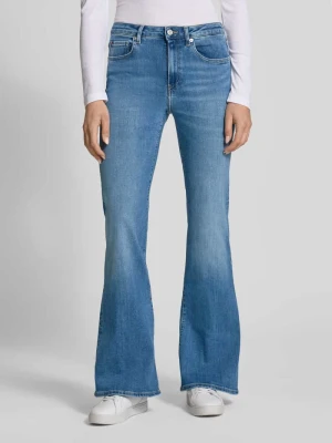 Spodnie z szerokimi nogawkami krój loose fit Jeansy z Mieszanka bawełny Model 'FINN FLARE' Tommy Hilfiger