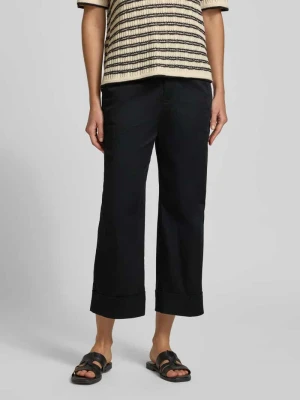 Spodnie z szerokimi nogawkami Kuloty z Mieszanka bawełny s.Oliver RED LABEL