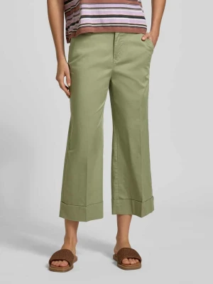 Spodnie z szerokimi nogawkami Kuloty z Mieszanka bawełny s.Oliver RED LABEL