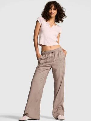 Spodnie z szerokimi nogawkami na co dzień Victoria's Secret