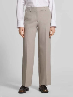 Spodnie z szerokimi nogawkami spodnie materiałowe z dodatkiem wiskozy model 'RITA' Selected Femme