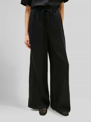 Spodnie o kroju loose fit o szerokości, z czystego lnu Tommy Hilfiger