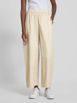 Spodnie z szerokimi nogawkami z czystej bawełny Armani Exchange