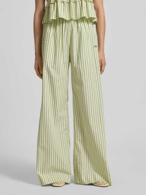 Spodnie z szerokimi nogawkami z czystej bawełny model 'C_TIPLYN' Boss Orange