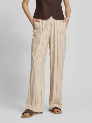 spodnie z szerokimi nogawkami z elastycznym pasem model 'ELLA' JJXX