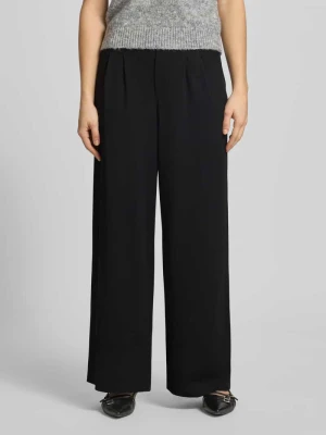 Spodnie z szerokimi nogawkami z elastycznym paskiem model 'CHRISTINA' Only