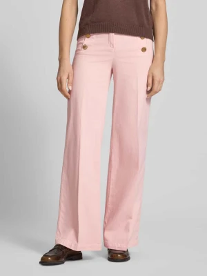 Spodnie z szerokimi nogawkami z kantami model 'Bridget' SEDUCTIVE